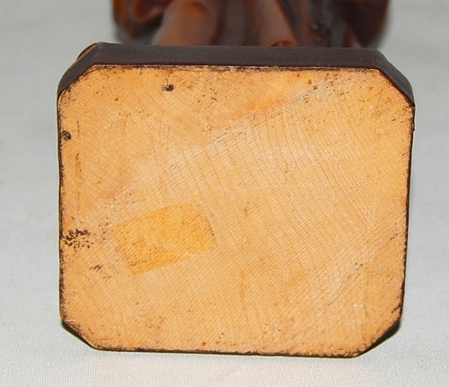 Farbige Holzfigur, Heiliger Antonius von Padua, Holzfigur, sakrale Kunst, 27cm - Picture 6 of 6