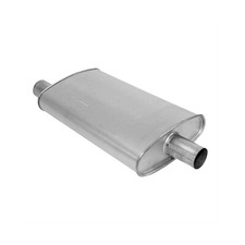 Ap Exhaust 3770 Universal Aluminized Oval Enforcer Muffler 2.5 I.d. 26 Oal