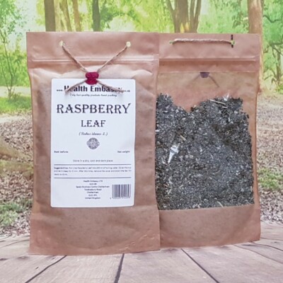 Himbeerblatt Tee ( Rubus idaeus L ) Health Embassy | Handverpackte getrocknete Blätter