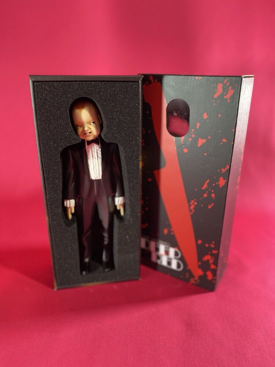 UNBOX DEEP RED MAD PUPPET Soft Vinyl H22CM Designer Toys UNBOX DEEP RED MAD PUPPET Soft Vinyl H22CM Designer Toys