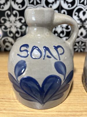 Beaumont Brothers Pottery Salt Glazed Jug JUST THE SOAP DISPENSER