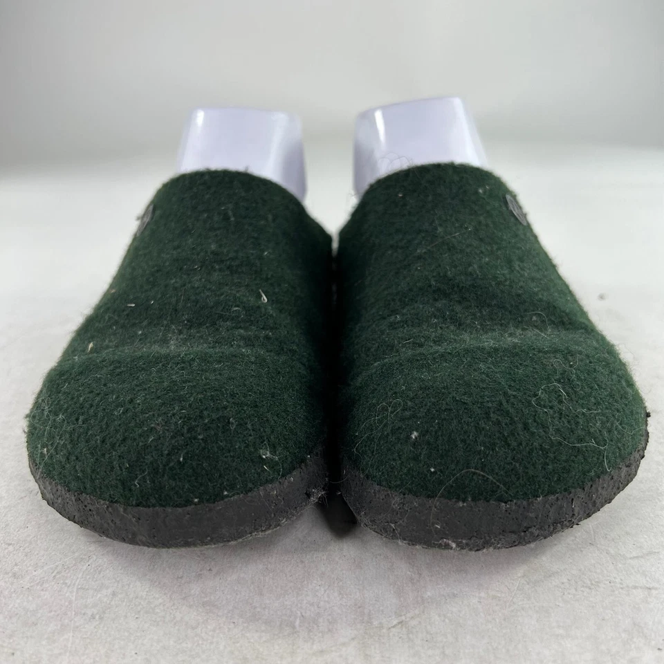 Женские шерстяные туфли-слипоны Birkenstock Zermatt размер 37 зеленые войлочные тапочки сабо - Изображение 2 из 4