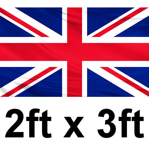 Union Jack Flag 2ft X 3ft - Large Window Garden Party Decor Kings Coronation - Picture 1 of 1