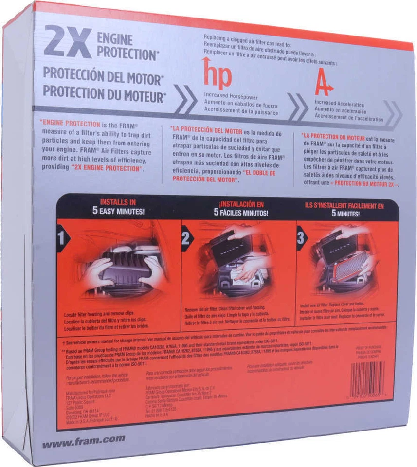 Marco de filtro de aire CA326 Foto 4 de 4