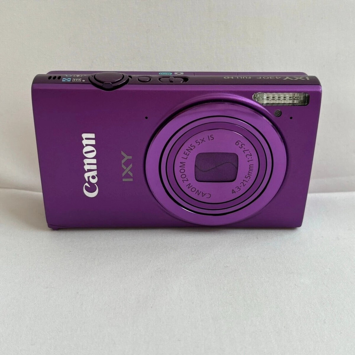 Canon IXY 430F PowerShot 16.1MP Digital Camera Purple IXY430F PR