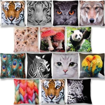 2er Pack Kissenhülle in 40x40 Kissenbezug Reißverschluss Kissen Hülle Doppelpack - Bild 1 von 3