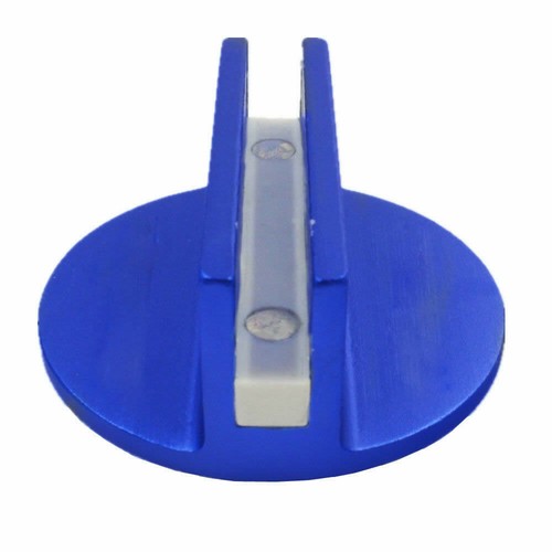 Blue Car Universal Slotted Magnetic Jack Pad Pinch Weld Frame Rail Adapter - Picture 3 of 10