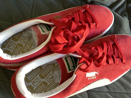 MEN'S PUMA 'SUEDE CLASSIC' SZ 8.5 US SHOES RED. - Picture 18 of 18