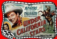 #233 Roy Rogers In Under California Stars, Riders of Silver Screen Trading Card