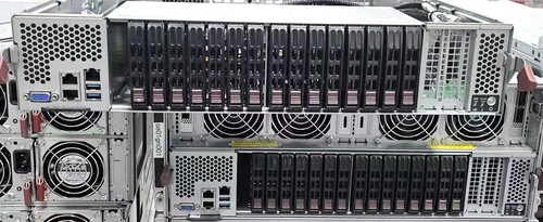 SuperServer 4029GP-TVRT Server/2x 8268 CPU 24C/1T RAM/8x V100 SXM 32G/2x100G NIC - Picture 3 of 7