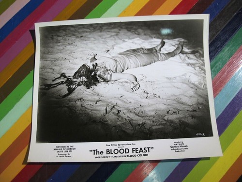 vtg 1960s Blood Feast horror movie film promotional press photo v6 - Picture 3 of 4