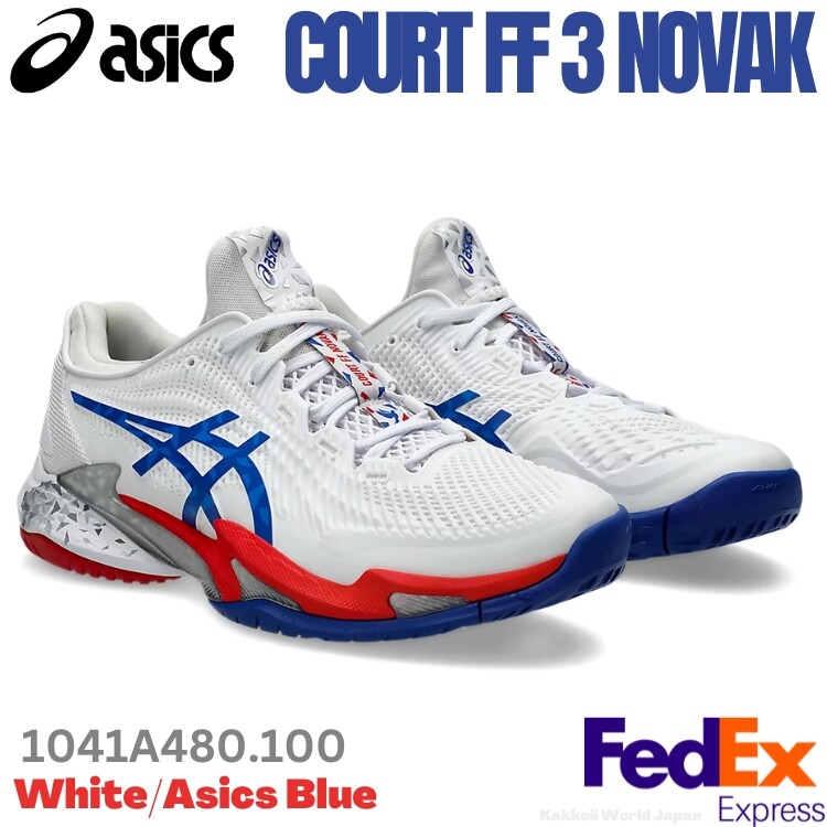 【ぽんず】asics courtff3 ASICS Court FF3 Tennis Shoes (Mako Blue/White)