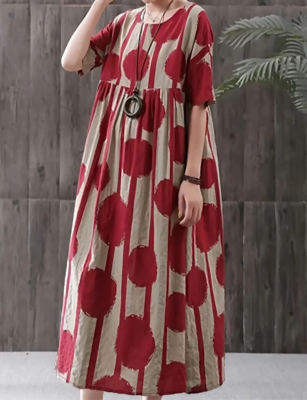 flowy maxi dress short sleeve PRETTYGARDEN Womens Maxi Dress Short Sleeve V Neck Hollow Out Eyelet A main image 1