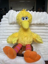 BIg Bird 23’ Soft yellow  Plush Pillow Doll Sesame Street 50 Years And Counting