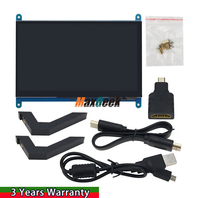 7'' HDMI USB Touch Screen IPS Full Viewing Angle 1024x600 F/ PC Raspberry Pi