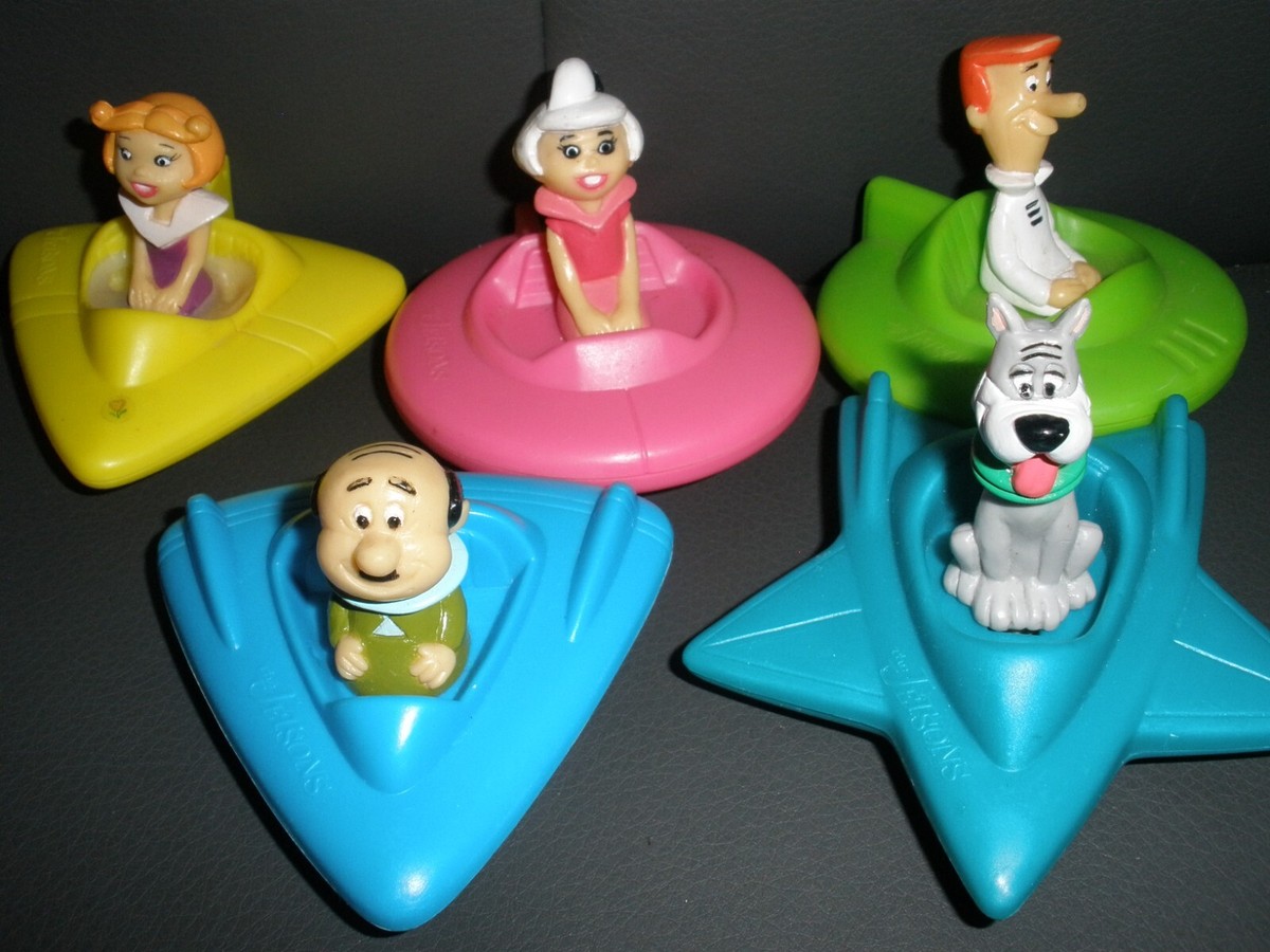 コンプ品 ウェンディーズ Wendy's ミールトイ 8種 ビンテージ Vintage 1989 Wendy's Jetson's Kid's Meal Toys Set of 5 (T36
