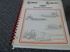 1997 Agco New Idea White Hay Rake Service Repair Information Manual 79017244 xz