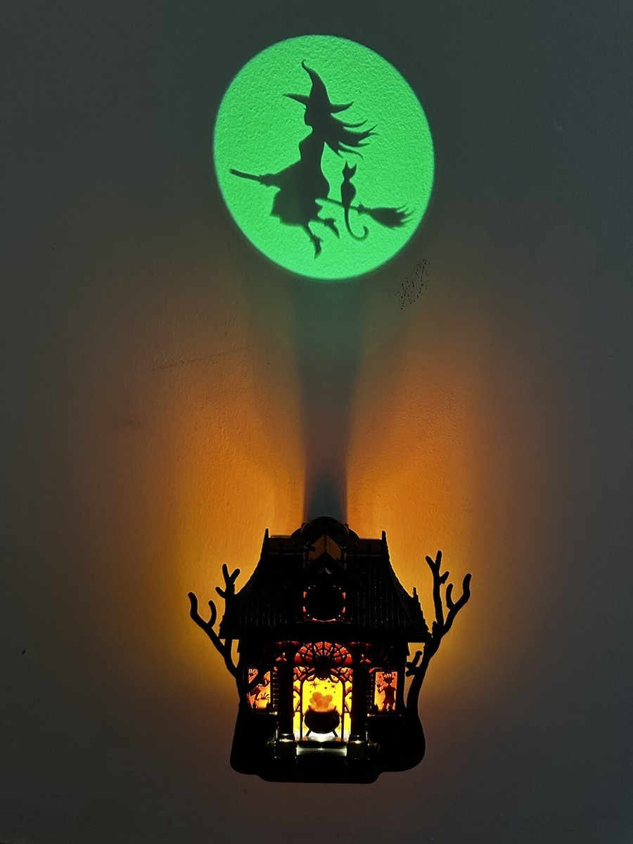 New Bath & Body Works Light Up Haunted House Wallflower w/ Witch