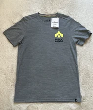 NWT Smartwool Mens S Merino 150 Base Layer Short Sleeve Top Gray Public Lands