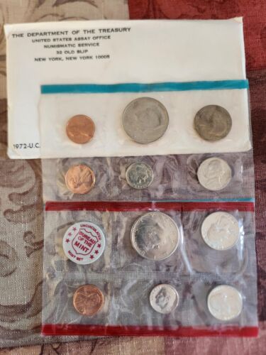 1972 Mint Uncirculated Coin Set