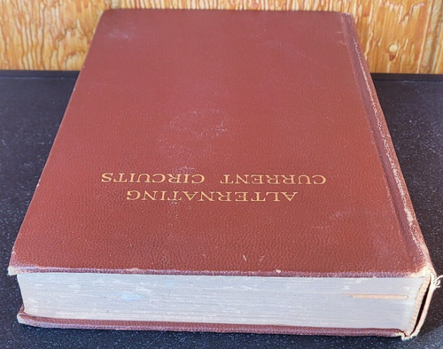 Rare Vtg Books Alternating-Current Circuits 1940 K.Y. Tang - Imagen 5 de 15