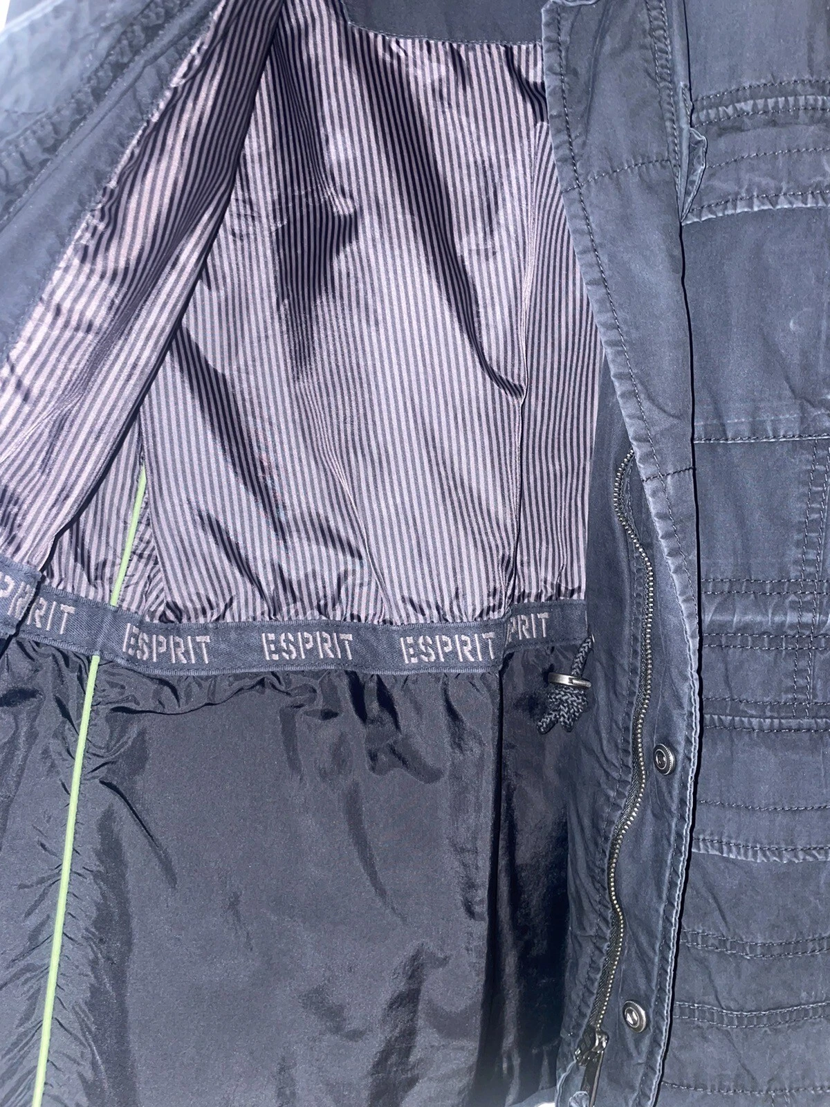 ESPRIT DEAN WINCHESTER SUPERNATURAL INSPIRED JACKET BLACK BLUE M TUCK AWAY HOOD - product detail image 13