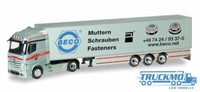 Herpa BagemüHl Mercedes-Benz Actros Streamspace Koffer-Sattelzug 307055