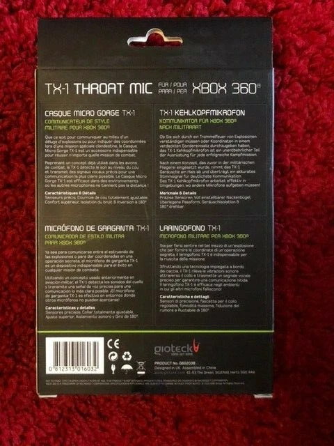 Xbox one online throat mic