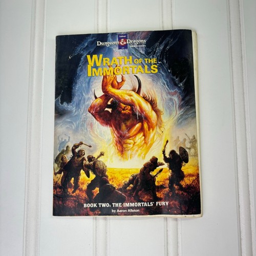 Dungeons & Dragons Wrath Of The Immortals Book Two 1992 TSR USED