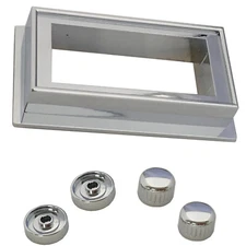 1958 Chevrolet 150 210 Bel-Air Nomad Radio Bezel & Knobs Set Dynacorn AM-4058