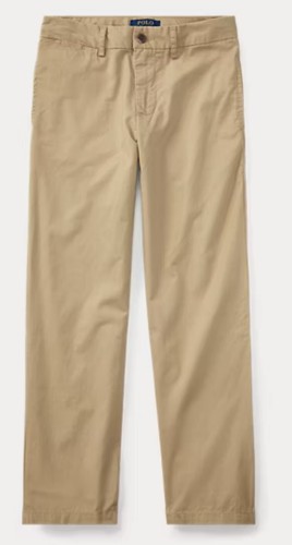 NWT $55 Ralph Lauren Polo Size 10 Flat Front Boys Chino Straight Fit Khaki Pants - Picture 7 of 12