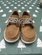 Sperry Top-Sider - Children  s Size 10M Casual Boat Shoes Canvas Tan/Kahki