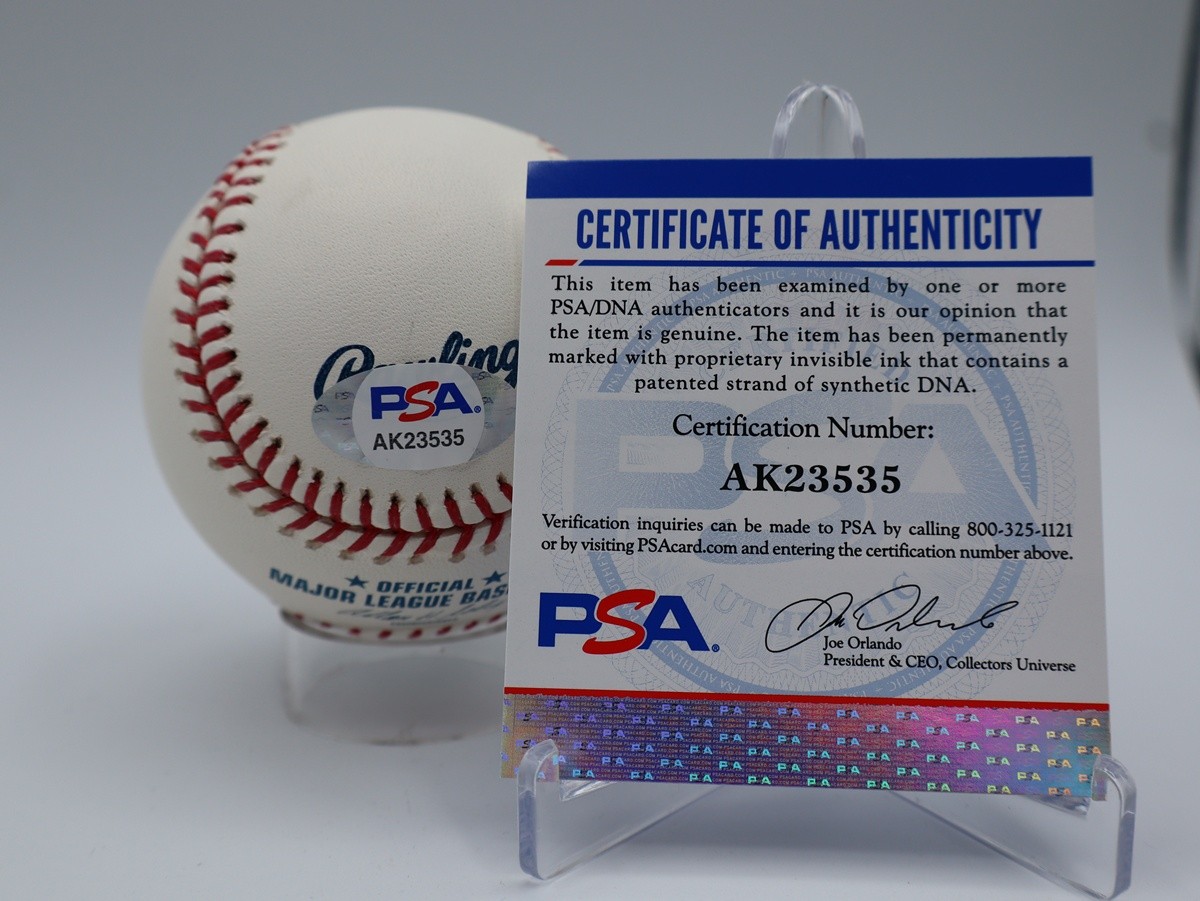 Mike Hargrove Signed Baseball Autograph Auto PSA/DNA AK23535 view 3