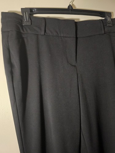 Maurices Bootcut Black Slacks Classic Comfort Timeless Size 14 Mid-Rise NWT - Picture 3 of 7