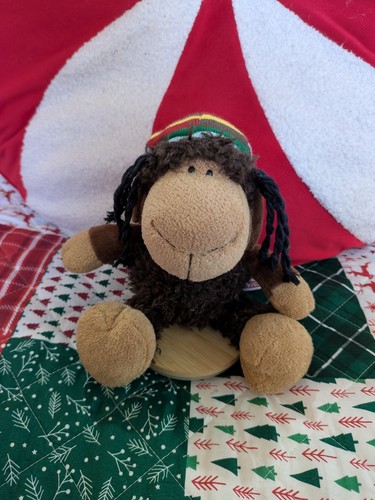 Juguete de peluche suave NICI SCHAF LAMM RASTA BOB MARRÓN 9" OVEJA MUY RARO - Imagen 5 de 10