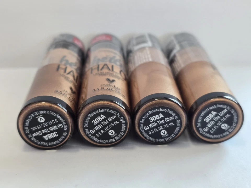 Wet N Wild Megaglo Hello Halo Liquid Highlighter - 308A Go With The Glow 4 Pack - Image 3 of 3