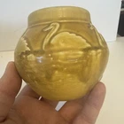 Rookwood Art Pottery Vase Swans Swimming 1920 Design Number 2097