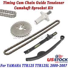 Timing Cam Chain Guide Tensioner Sprocket Kit For YAMAHA TTR125 TTR125L 2000-07