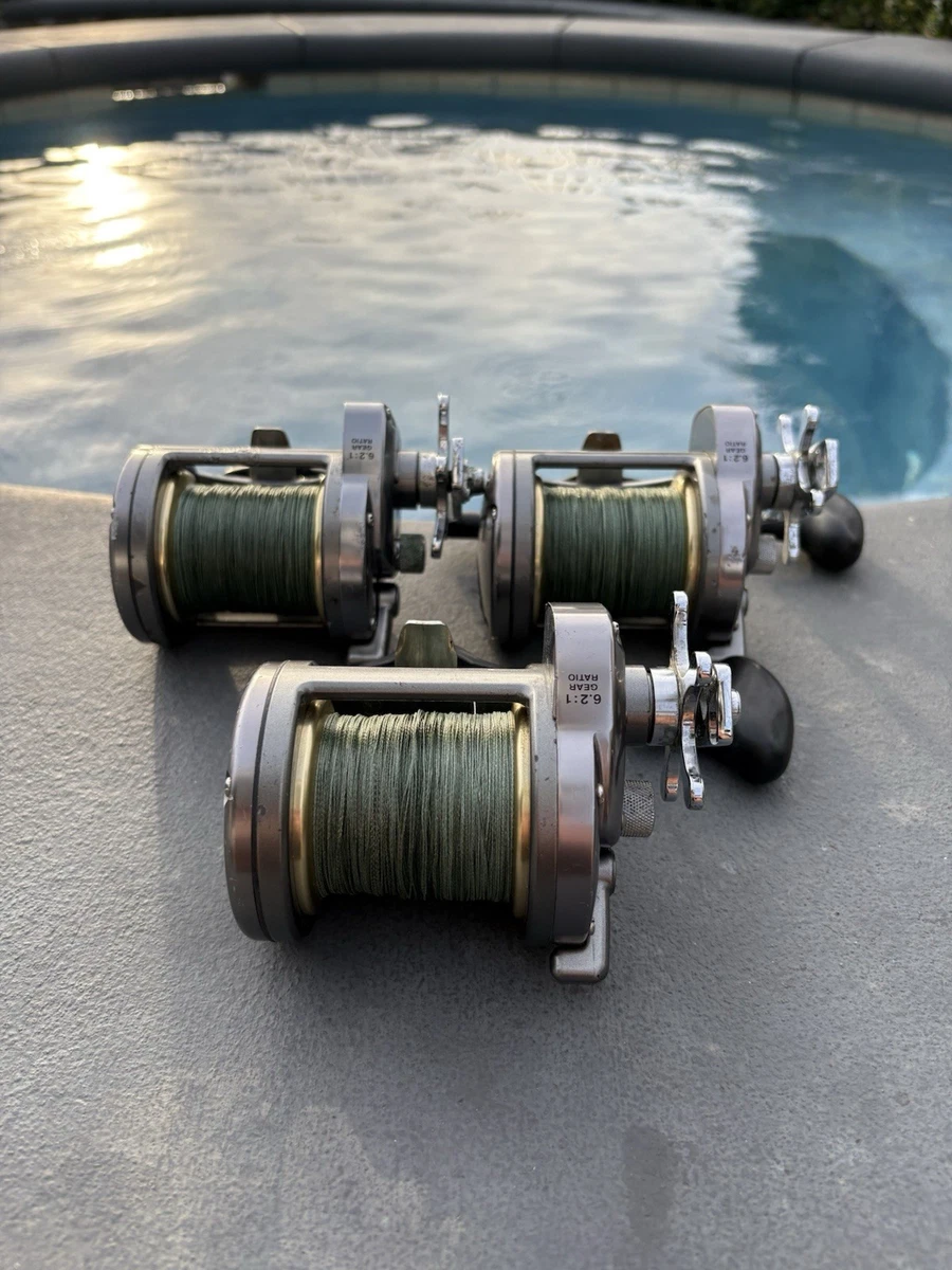 Moulinet De Pêche Jigging Shimano Torium 2000PG Occasion, Double Axe Pour Lancer D'appâts