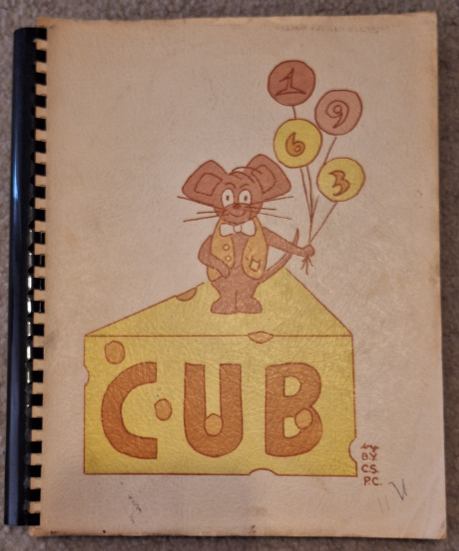 1963 CASSINGHAM CUBS ELEMENTARY / MIDDLE SCHOOL BEXLEY OHIO YEARBOOK - THE CUB!!