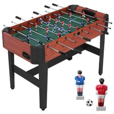 47 Inch Soccer Game Table with Score Keeper Football Table for Adults  Families