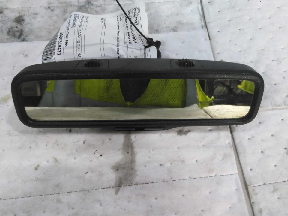 Used Front Center Interior Rear View Mirror fits: 2010 Ford Explorer automatic d Foto 2 de 4