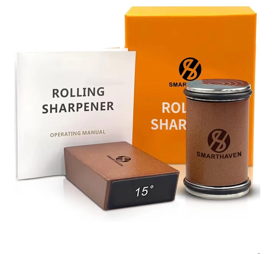 Luxe Sphere Rolling Knife Sharpener Sharpening Kit with 15/20 Angles