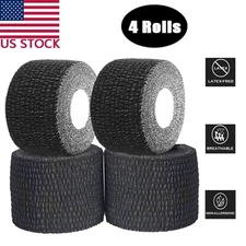 4 Rolls Weightlifting Hook Grip Tape 1.5in*23ft Athletic Tape for Training Gym