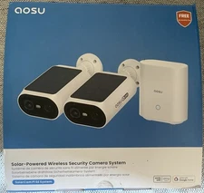 Solar Security Cameras Wireless Outdoor, 2Mins DIY Installation, No Subscript...