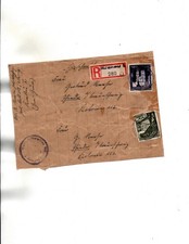 Poland General Government 1941 POLICE BATTALION -registered Parcel Front KRAKAU