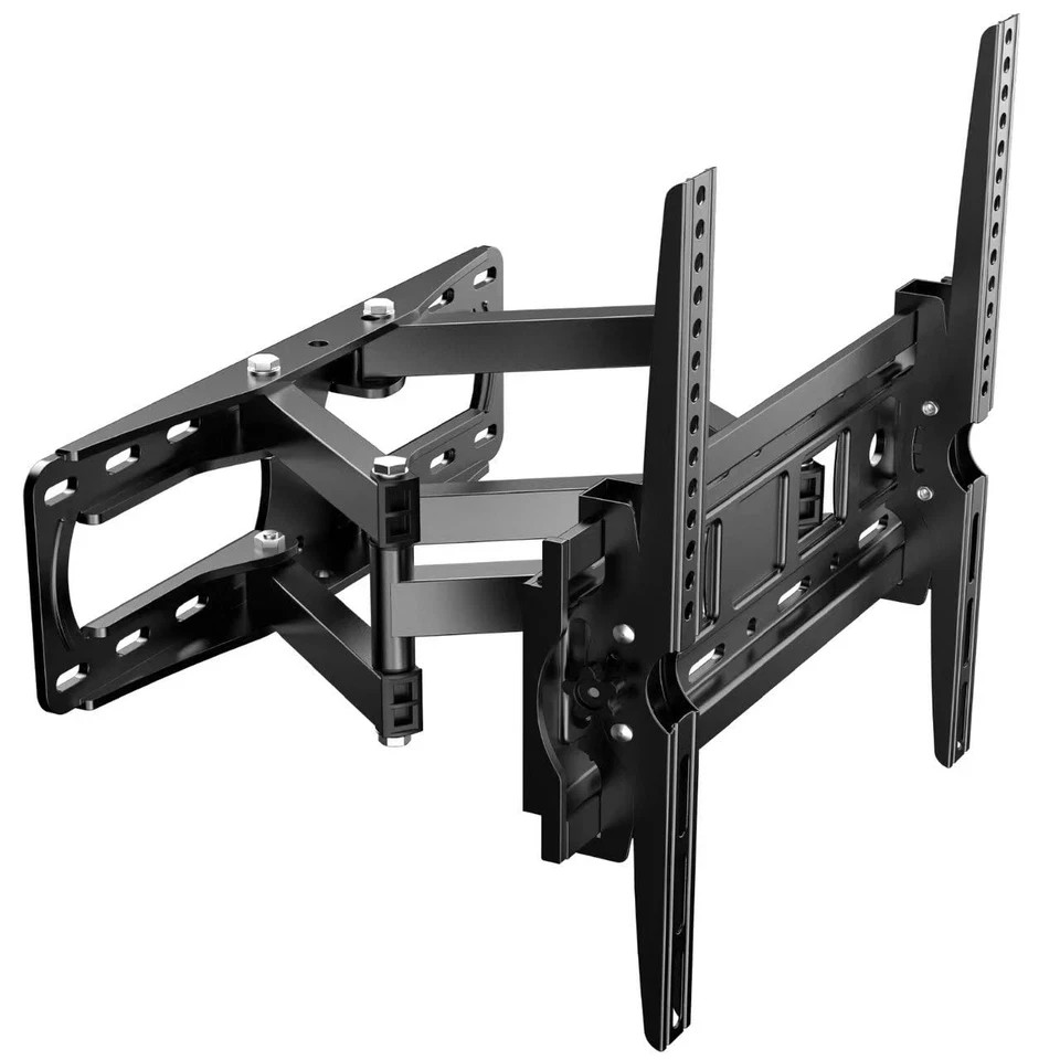 Full Motion TV Wall Bracket for 32-65 Inch Curved Flat Screens TVs Swivel Wall