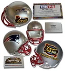 Tom Brady signed mini helmet. Super Bowl 38. Tristar Hidden Treasures