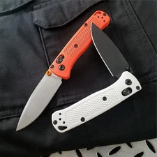 BM 533-3 MINI Bugout Nylon Wave Fibre Handle Axis Lock Folding Outdoor Self