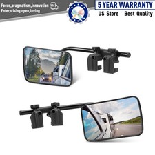 2pcs Universal Trailer Mirrors Clip On Towing Mirrors 360 For Rv Truck Car 2pcs Universal Trailer Mirrors Clip On Towing Mirrors 360 For Rv Truck Car